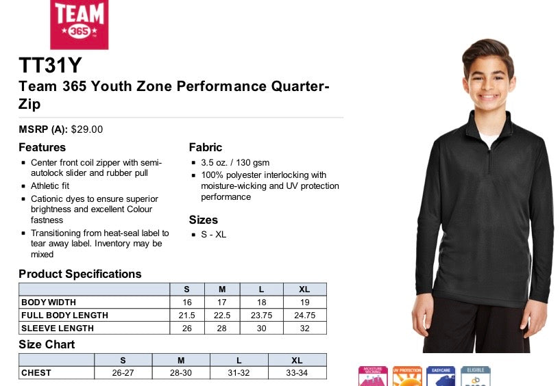 PERFORMANCE 1/4 ZIP