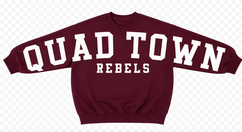 CREW NECK ACROSS BACK