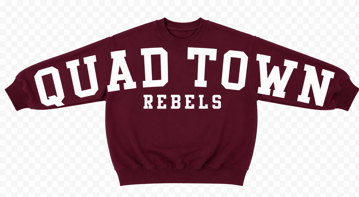 CREW NECK ACROSS BACK
