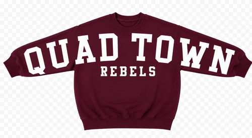 CREW NECK ACROSS BACK
