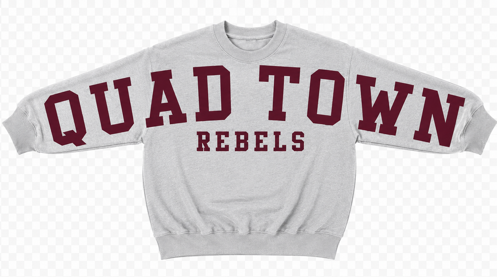 CREW NECK ACROSS BACK