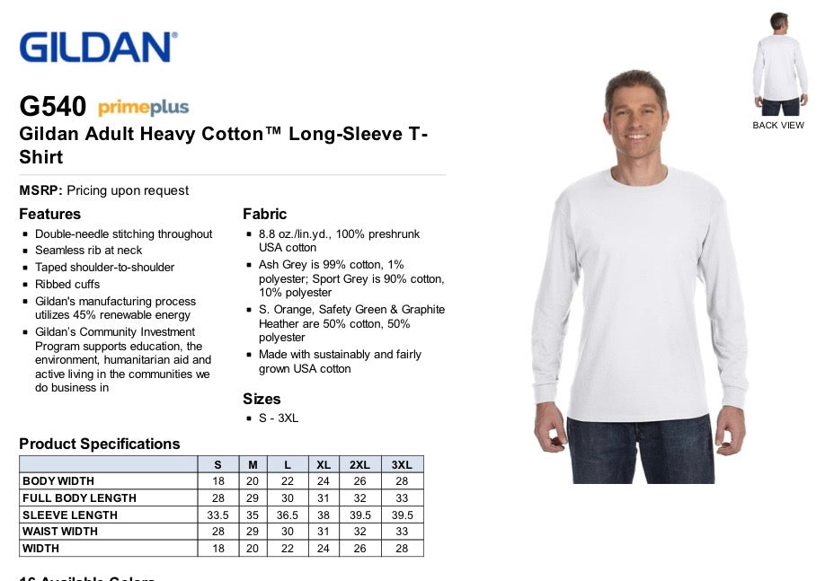 LONG SLEEVE COTTON