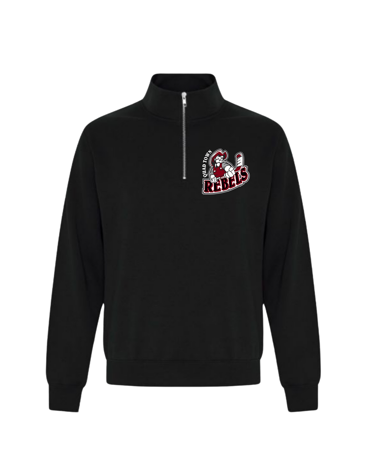 1/4 ZIP COTTON SWEATER